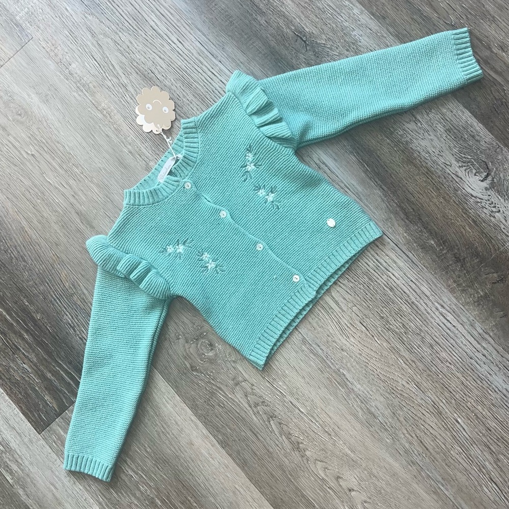 💕HOST PICK💕NWT Patachou floral embroidered cardigan